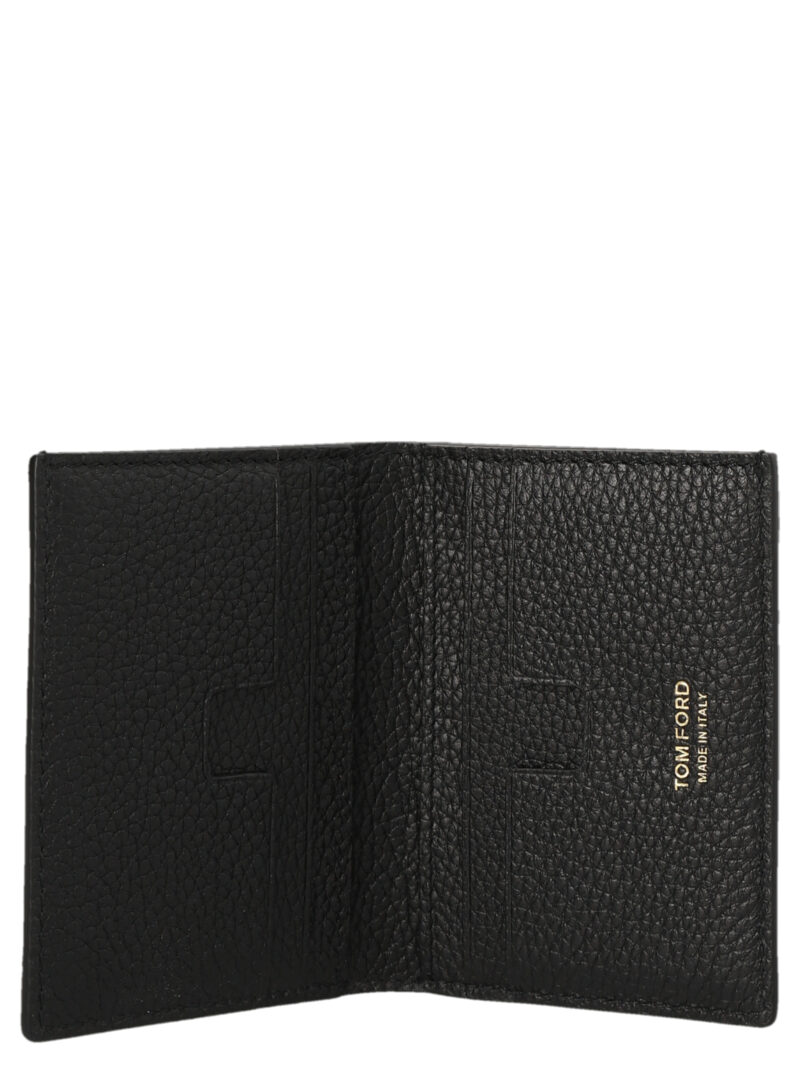 Logo print wallet Man TOM FORD Black