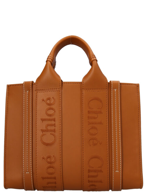 'Woody' small shopping bag CHLOÉ Brown