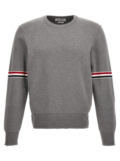 Classic sweater THOM BROWNE Gray