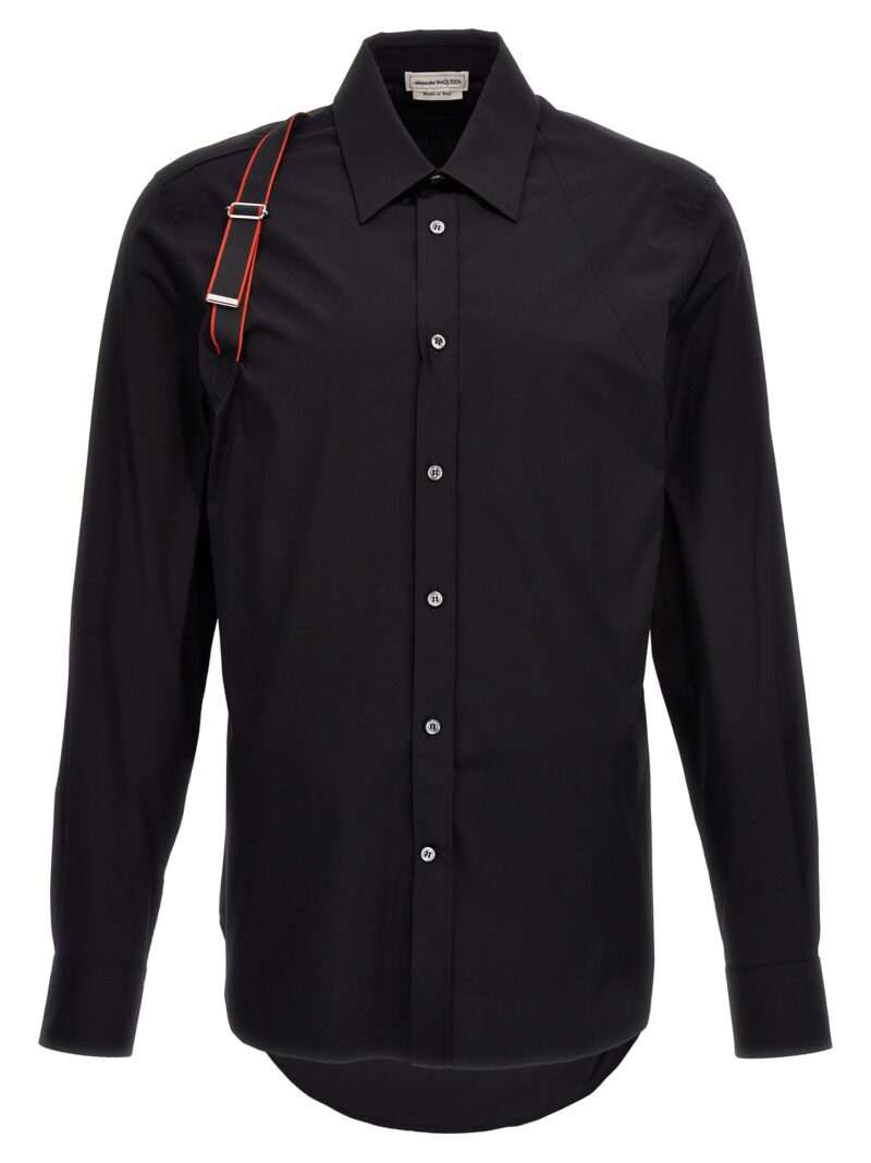 Harness detail blouse ALEXANDER MCQUEEN Black