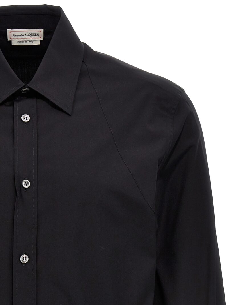 Harness detail blouse Man ALEXANDER MCQUEEN Black