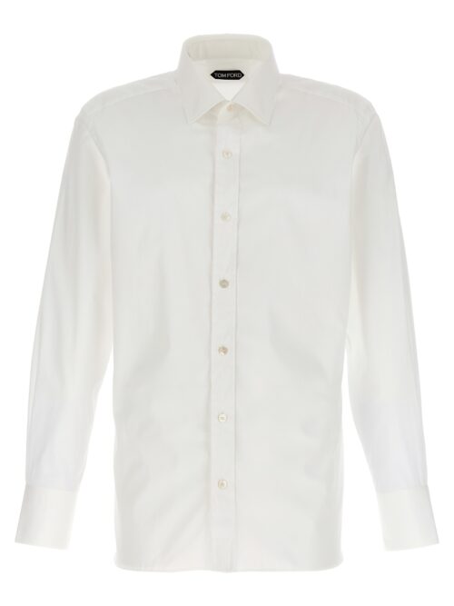 Cotton poplin shirt TOM FORD White