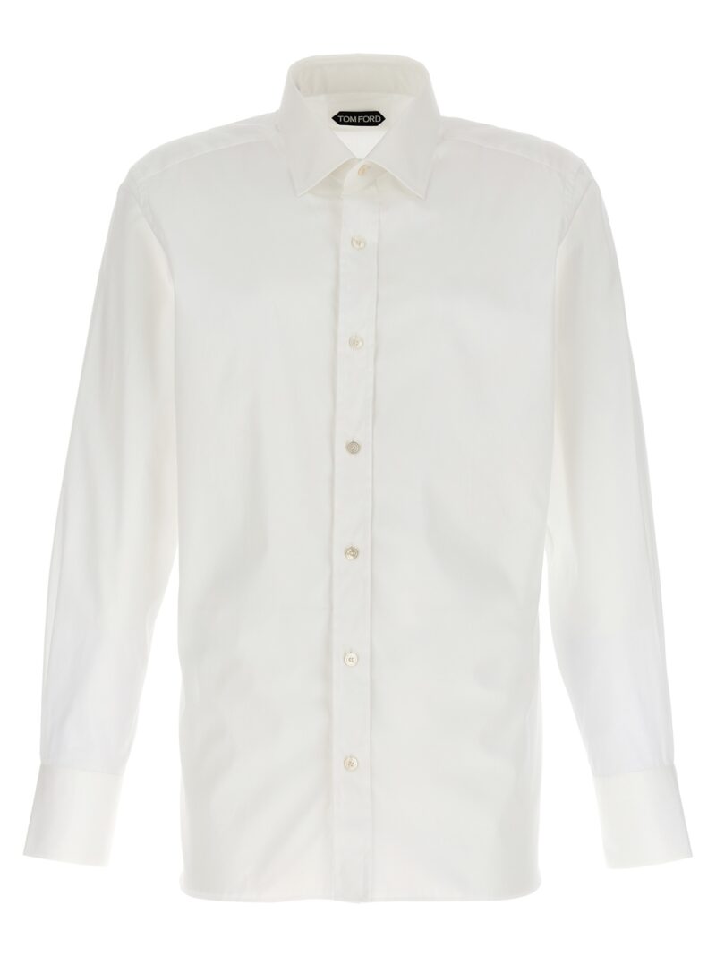 Cotton poplin shirt TOM FORD White