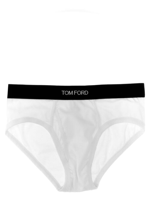 Logo briefs TOM FORD White/Black