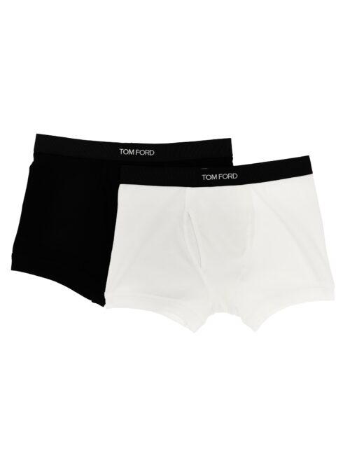 2-pack logo boxers TOM FORD White/Black