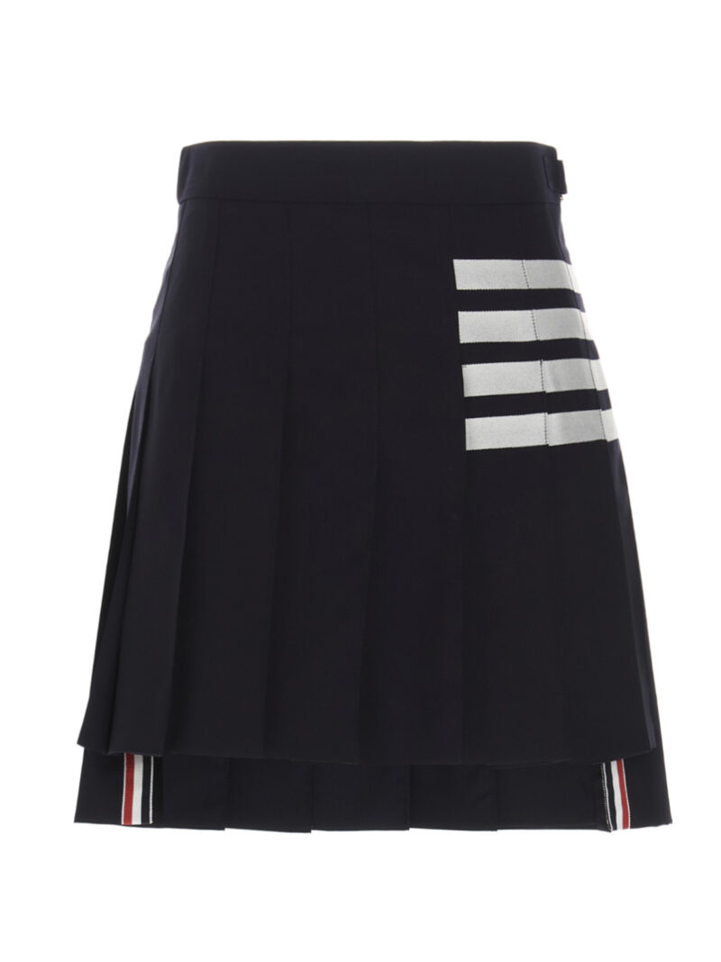 '4 bar’ skirt THOM BROWNE Blue