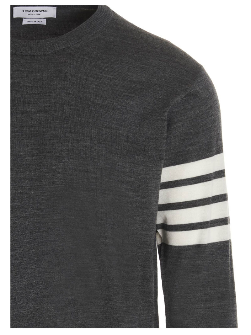 '4 bar' sweater MKA002AY1014038 THOM BROWNE Gray