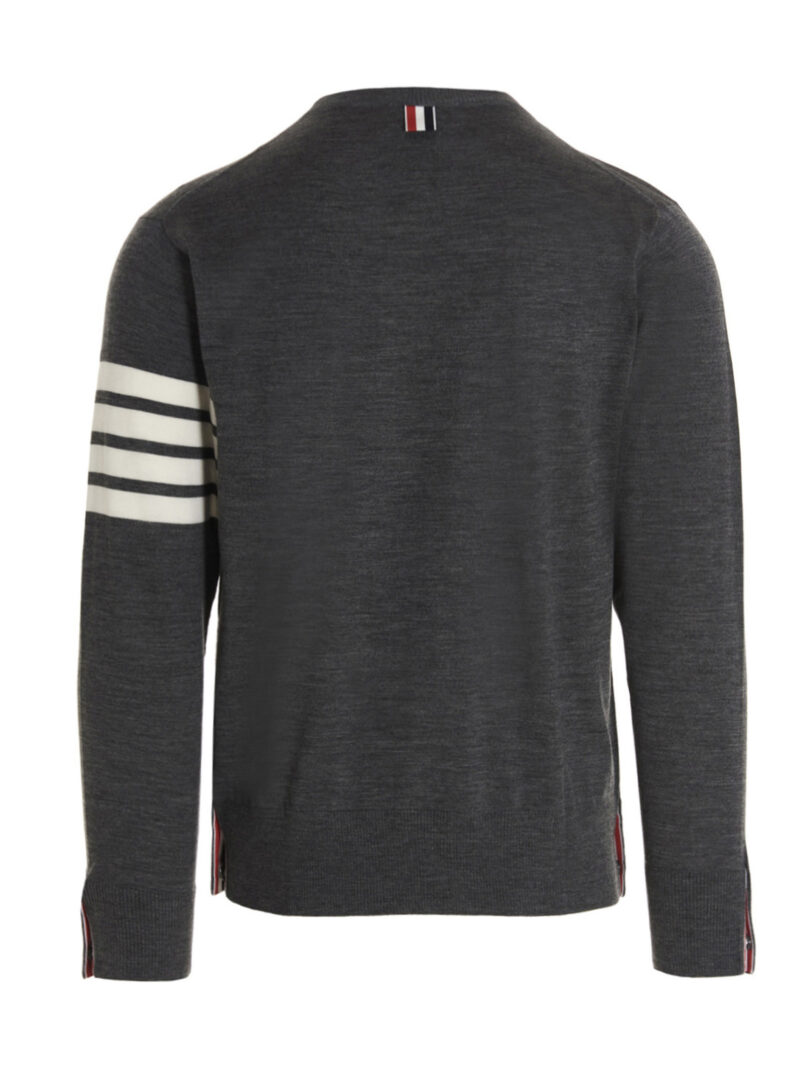 '4 bar' sweater Man THOM BROWNE Gray