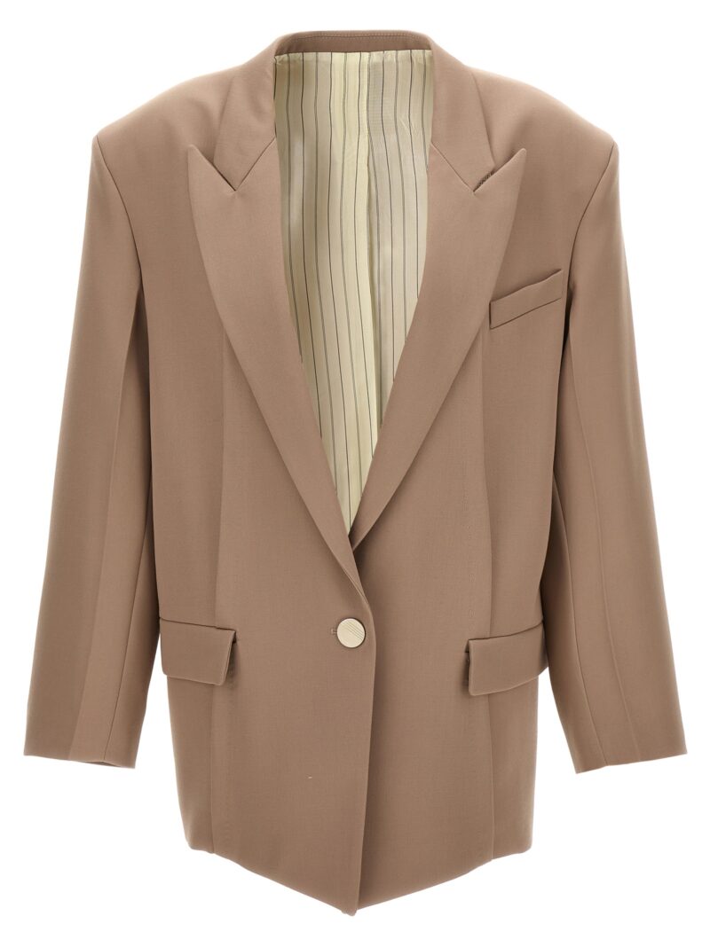 'Glen' blazer THE ATTICO Beige