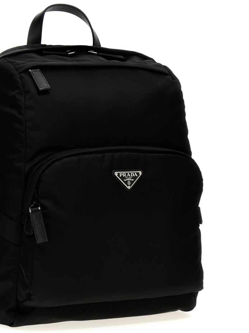 Re-nylon backpack Man PRADA Black