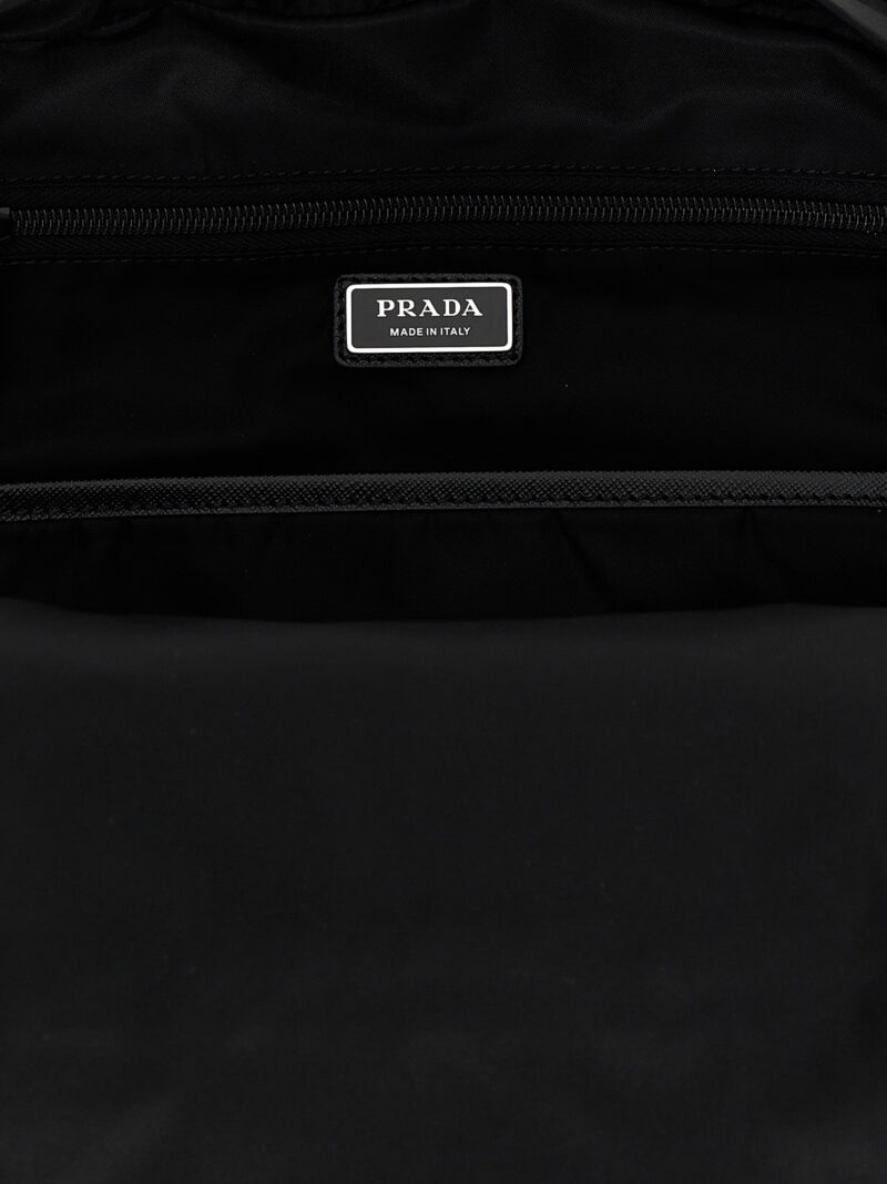 Re-nylon backpack 100% polyamide PRADA Black