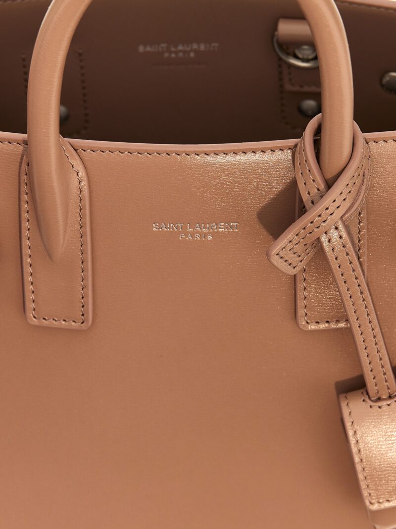 'Sac De Jour' handbag 100% calfskin leather (Bos Taurus) SAINT LAURENT Beige