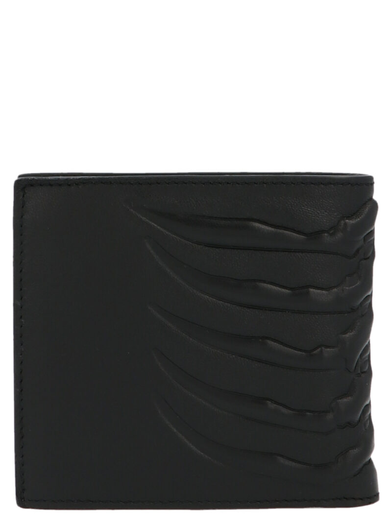 'Rib cage' card holder 550833ASOAO1000 ALEXANDER MCQUEEN Black