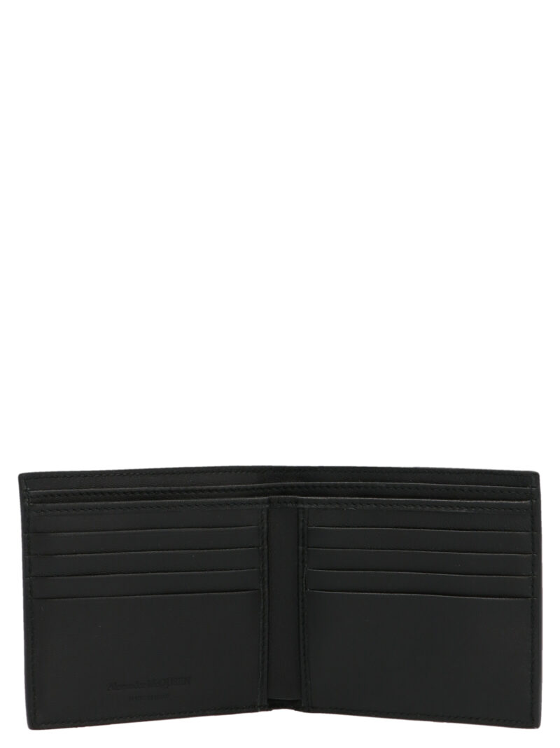 'Rib cage' card holder Man ALEXANDER MCQUEEN Black