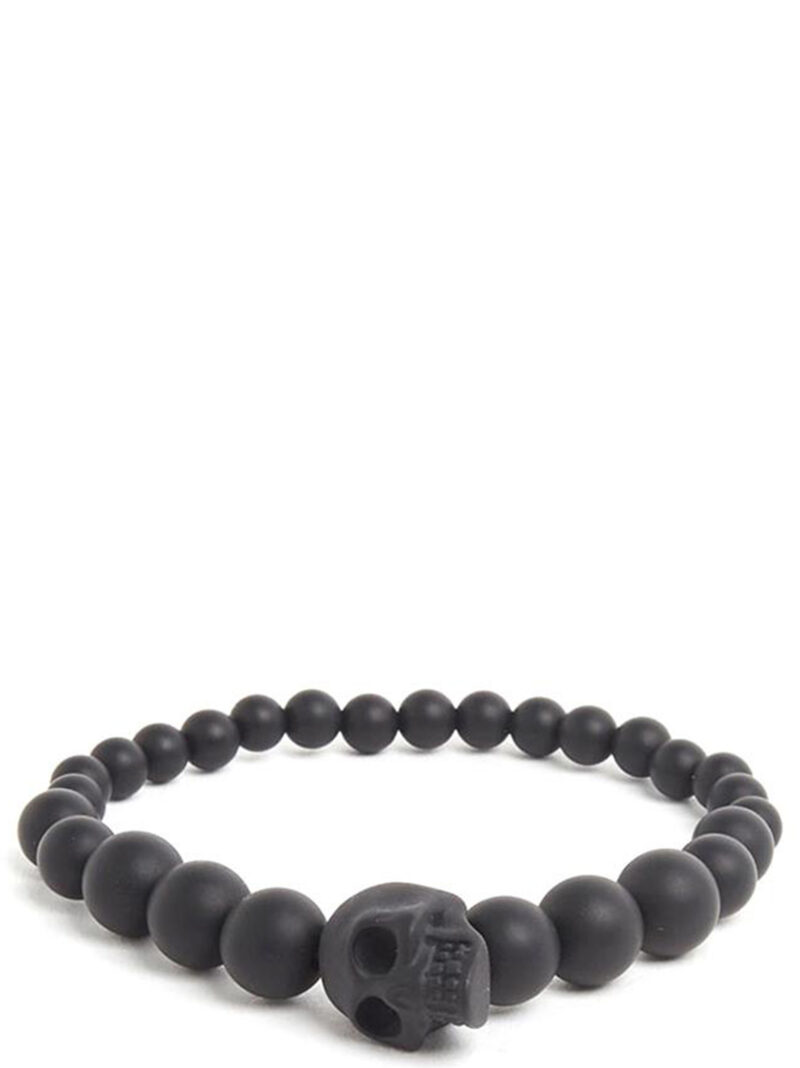 'Skull’ bracelet ALEXANDER MCQUEEN Black