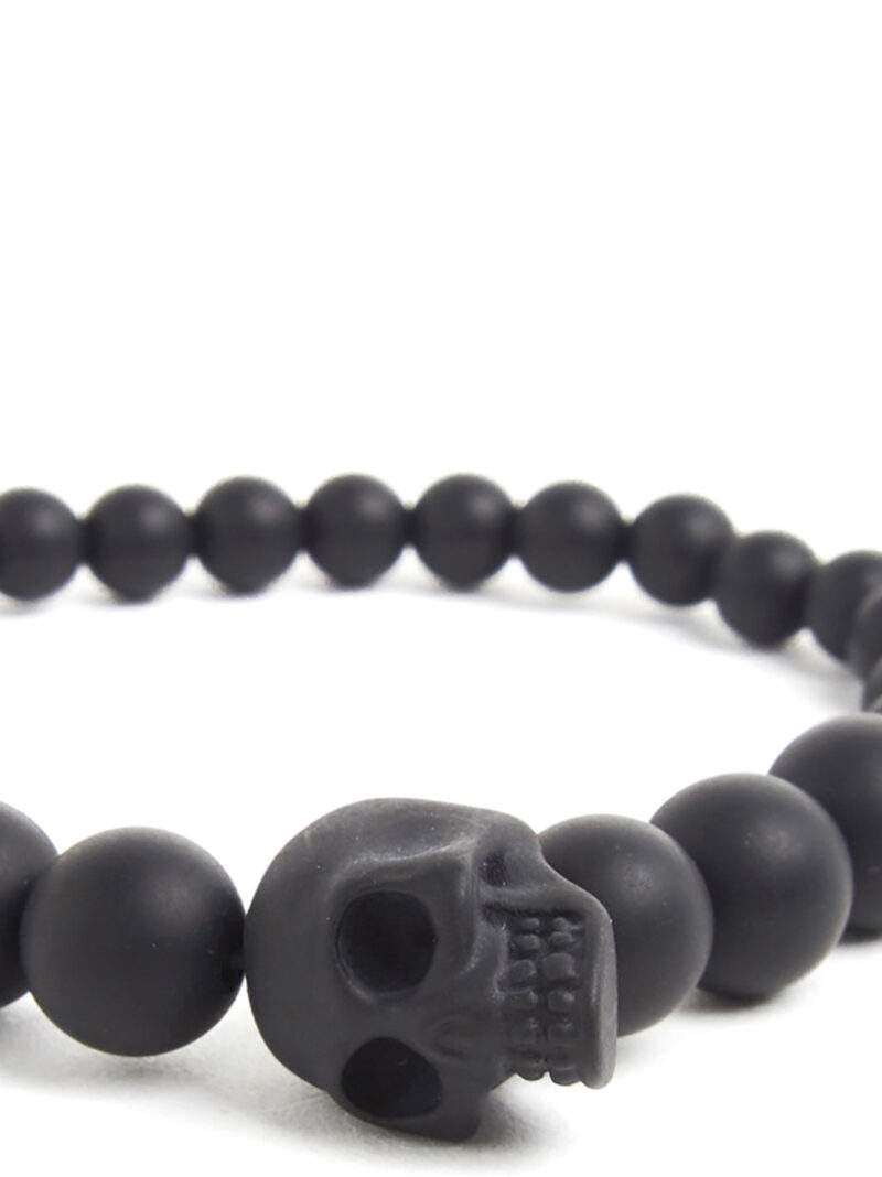 'Skull’ bracelet Man ALEXANDER MCQUEEN Black