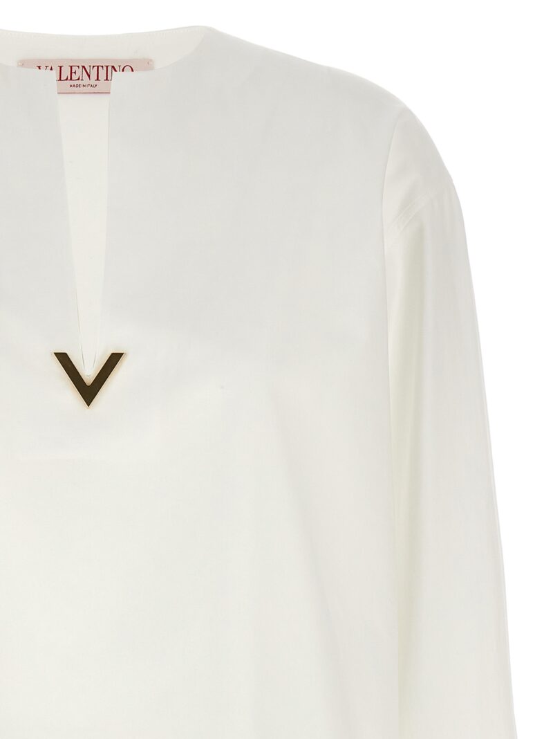 Valentino 'V Gold' top Woman VALENTINO GARAVANI White