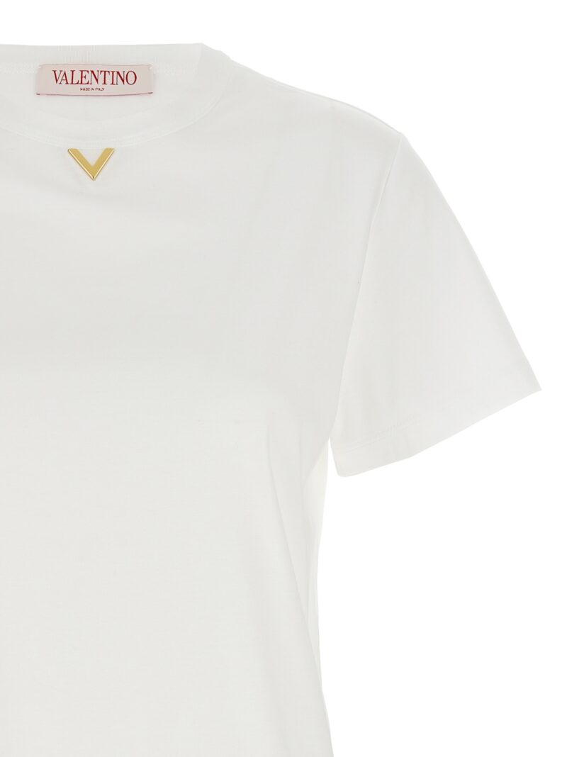 Valentino 'V Gold' T-shirt Woman VALENTINO GARAVANI White