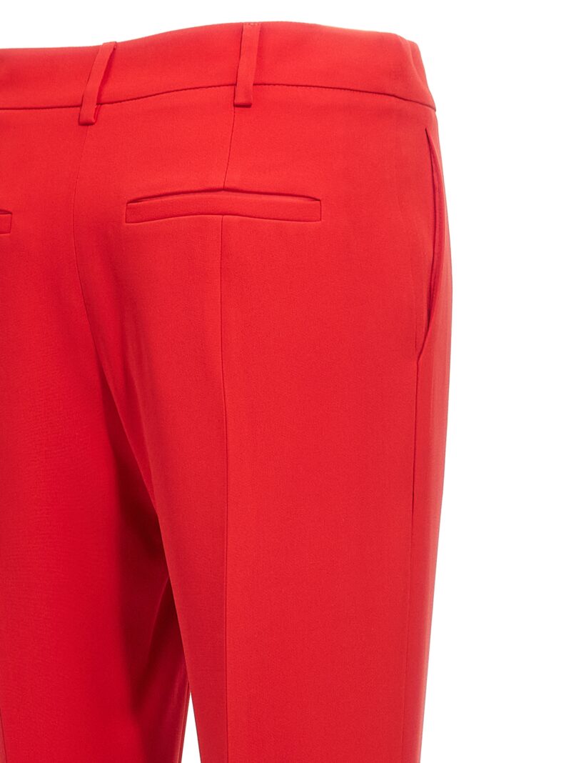 Valentino cady pants 100% silk VALENTINO GARAVANI Red