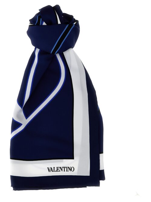 Valentino Garavani 'VLogo Signature' scarf VALENTINO GARAVANI Blue