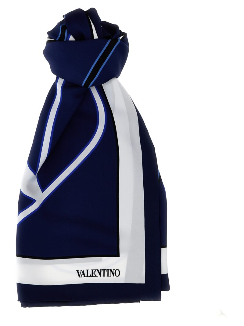 Valentino Garavani 'VLogo Signature' scarf VALENTINO GARAVANI Blue