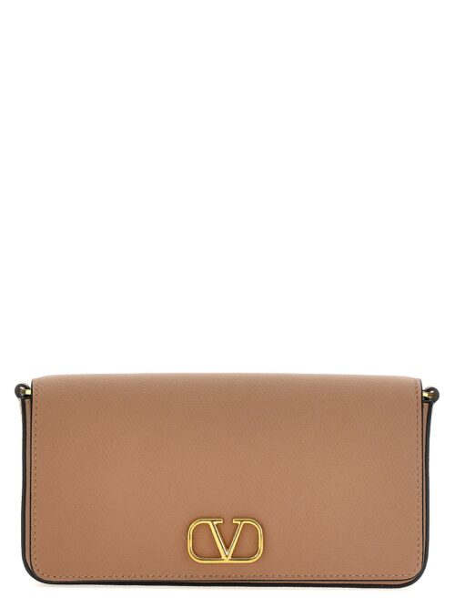 Valentino Garavani 'VLogo Signature' clutch bag VALENTINO GARAVANI Beige