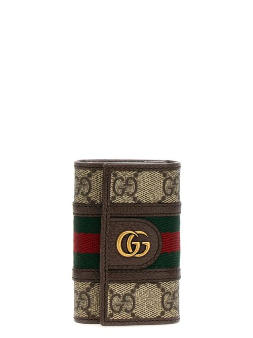 'Ophidia GG' keyring GUCCI Brown