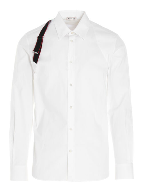 Harness detail shirt ALEXANDER MCQUEEN White