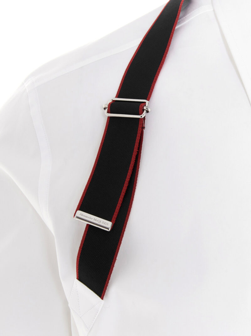 Harness detail shirt 100% cotton ALEXANDER MCQUEEN White