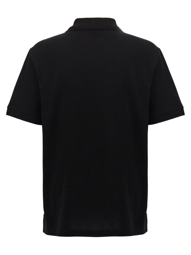 'Graffiti' polo shirt 662551QXAAK0509 ALEXANDER MCQUEEN Black