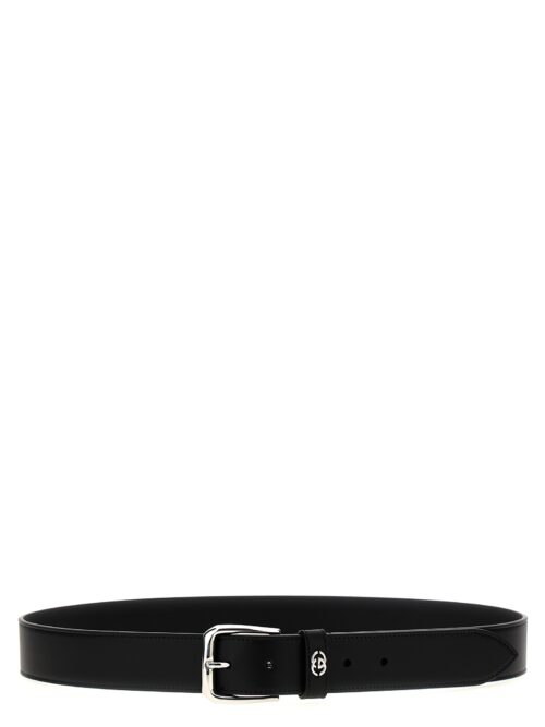 'Incrocio GG' belt GUCCI Black