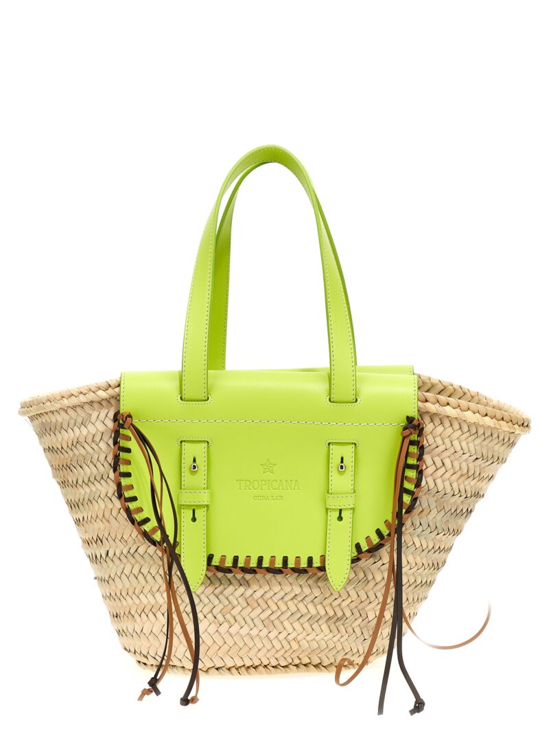 Cuba Lab x SanPa 'Tropicana' shopping bag CUBA LAB Green