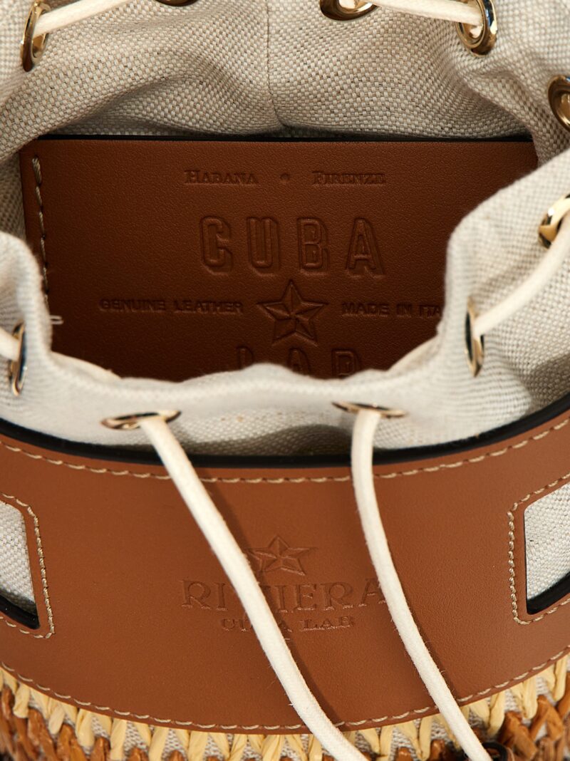 Cuba Lab x SanPa 'Riviera' bucket bag  CUBA LAB Brown