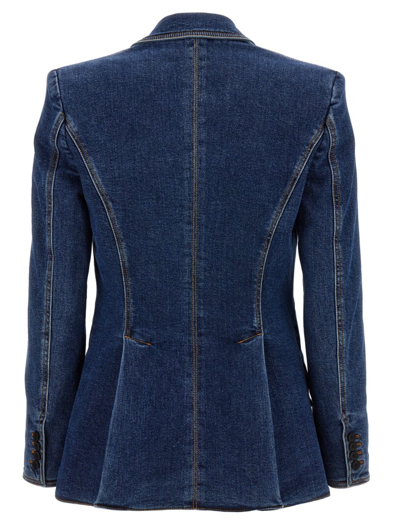 Denim blazer 708621QMABQ4118 ALEXANDER MCQUEEN Blue