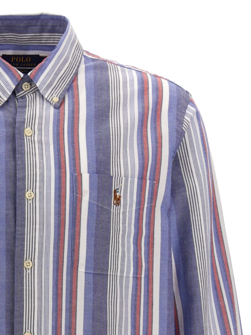 Logo embroidery striped shirt Man POLO RALPH LAUREN Multicolor