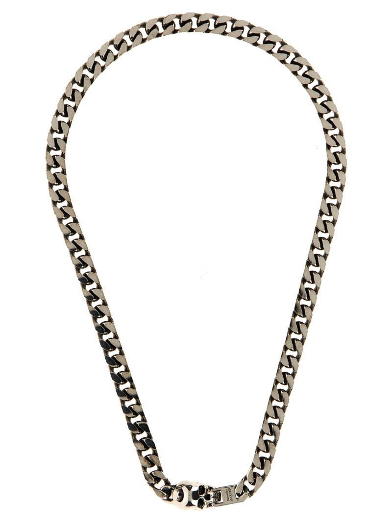 'Skull' necklace ALEXANDER MCQUEEN Silver