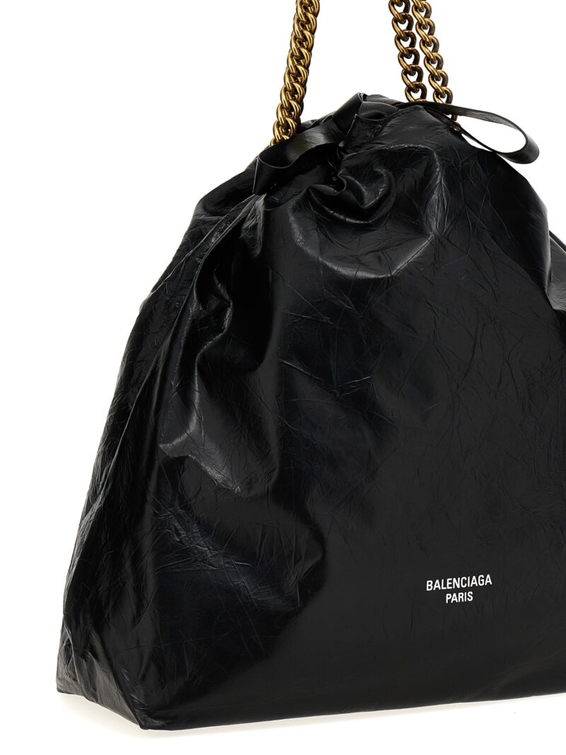 'Tote crush media' shoulder bag Woman BALENCIAGA Black