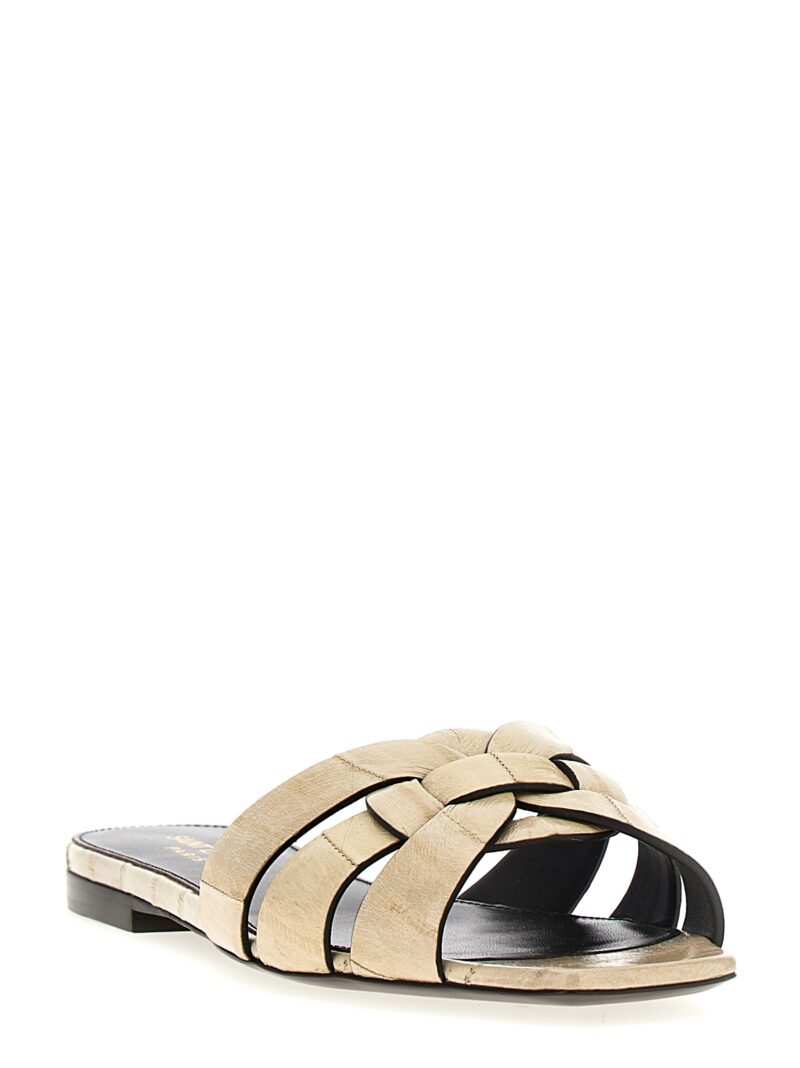 'Tribute Nu Pieds' mules 7485760WX009208 SAINT LAURENT Beige