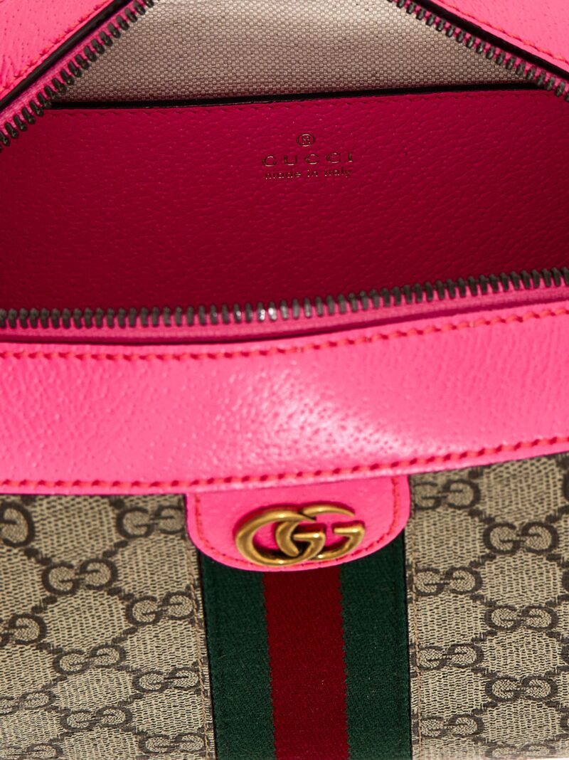 'Ophidia GG' small crossbody bag 60% polyurethane 20% cotton 20% polyester GUCCI Fuchsia