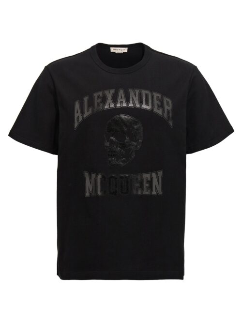 Logo print T-shirt ALEXANDER MCQUEEN Black