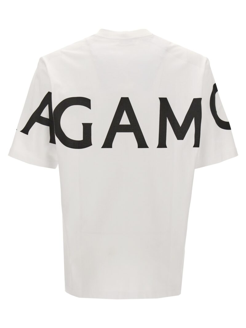 Logo t-shirt 771468BIANCO FERRAGAMO White/Black