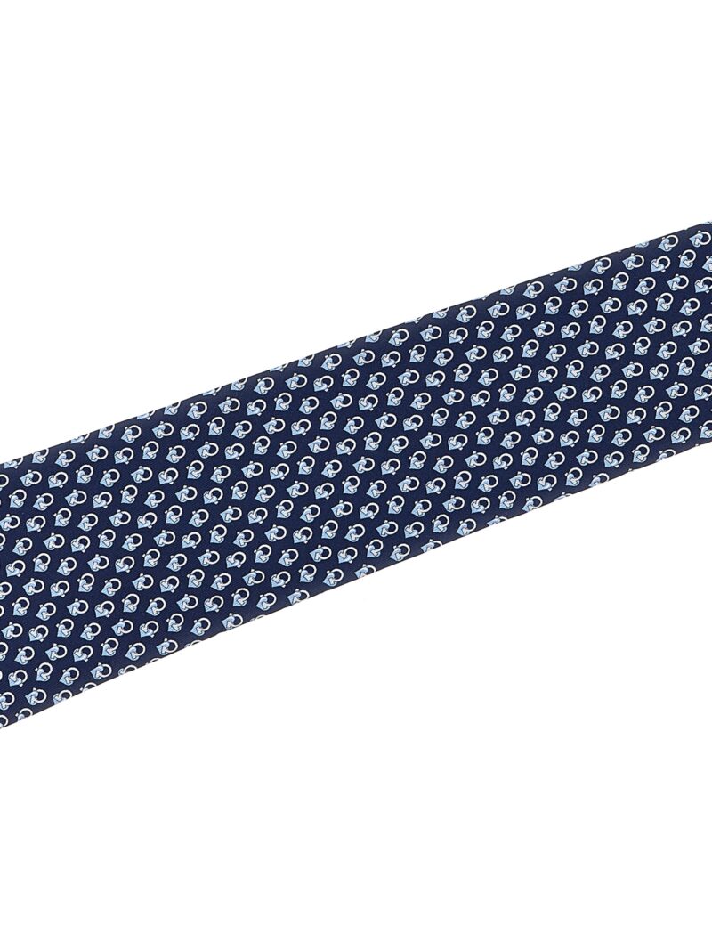 Printed tie Man FERRAGAMO Blue