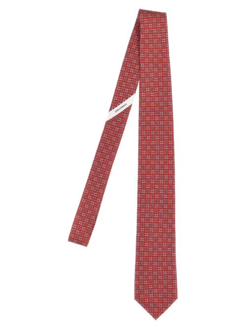 Printed tie FERRAGAMO Red