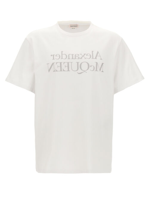 Logo print T-shirt ALEXANDER MCQUEEN White