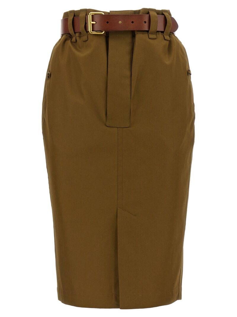 'Saharienne' skirt SAINT LAURENT Beige