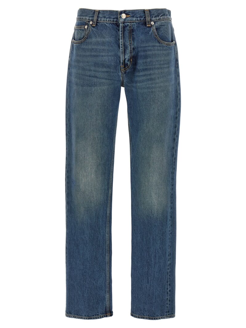 Trompe l'oeil pocket jeans ALEXANDER MCQUEEN Blue