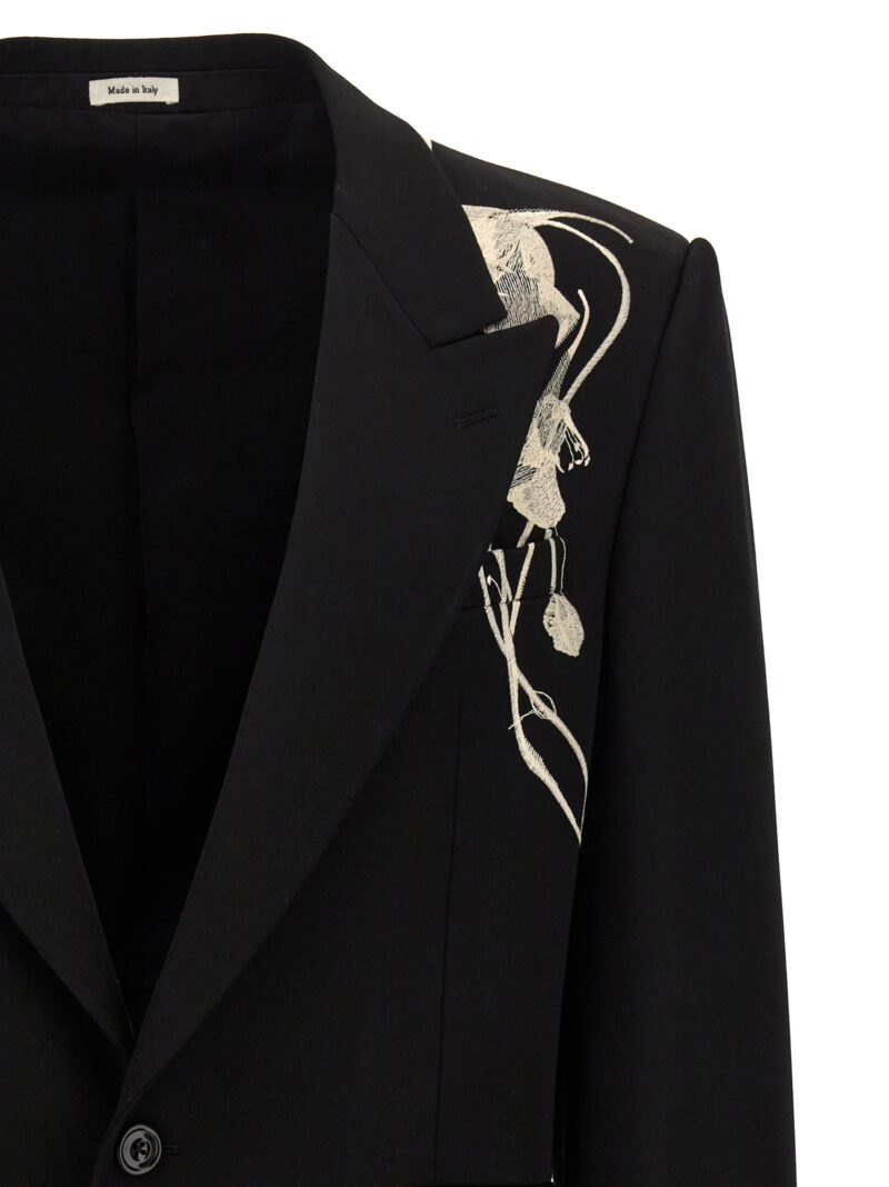 'Harness' blazer Man ALEXANDER MCQUEEN White/Black