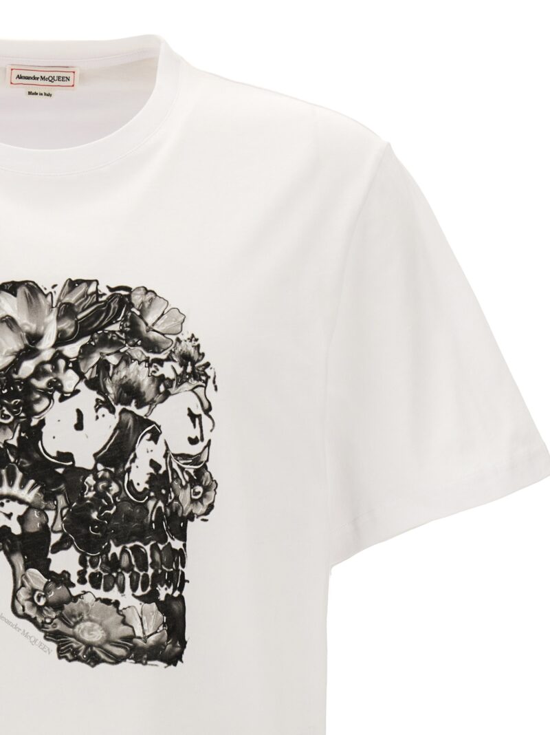 Printed T-shirt Man ALEXANDER MCQUEEN White