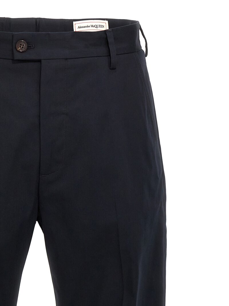 'Camera Strap Chino' pants Man ALEXANDER MCQUEEN Blue