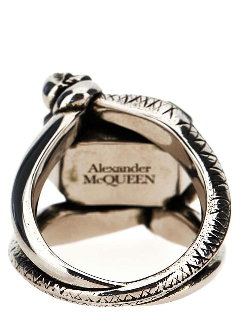 'Jewelled' ring 794964J160Y1260 ALEXANDER MCQUEEN Silver